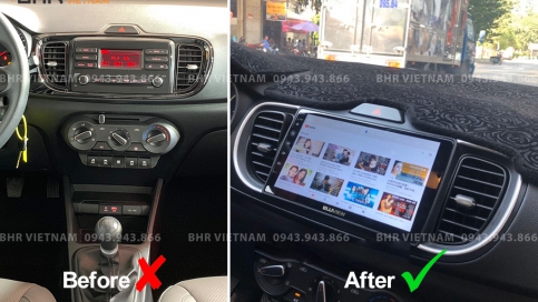 Màn hình DVD Android liền camera 360 xe Kia Soluto 2019 - nay | Elliview S4 Basic